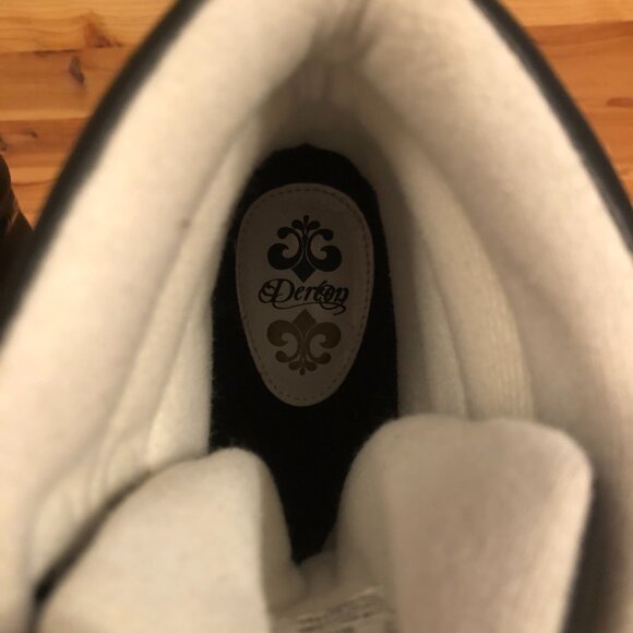 House of Dereon Patent Leather High Top Sneakers Shooties-SO LUXE! - Picture 11 of 16